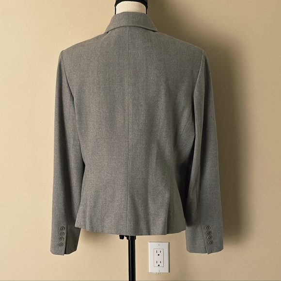 Ralph lauren Vintage  Gray Wool Front   buttons blazer Jacket - Picture 5 of 5